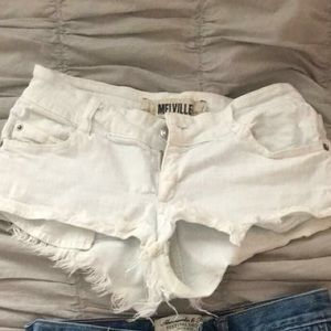 Whiteish blue Brandy Melville shorts